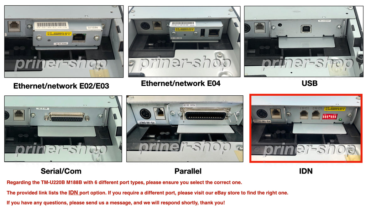 Epson U220B printer IDN (Renewed)