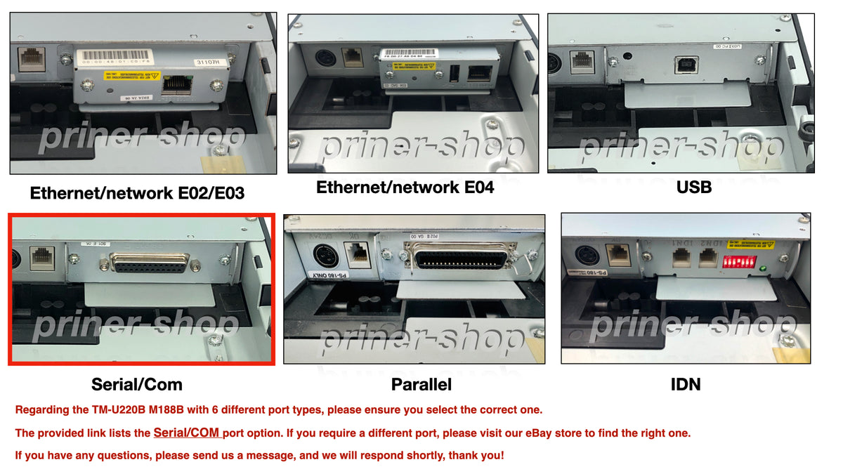 Epson U220B Serial/com (Renewed)